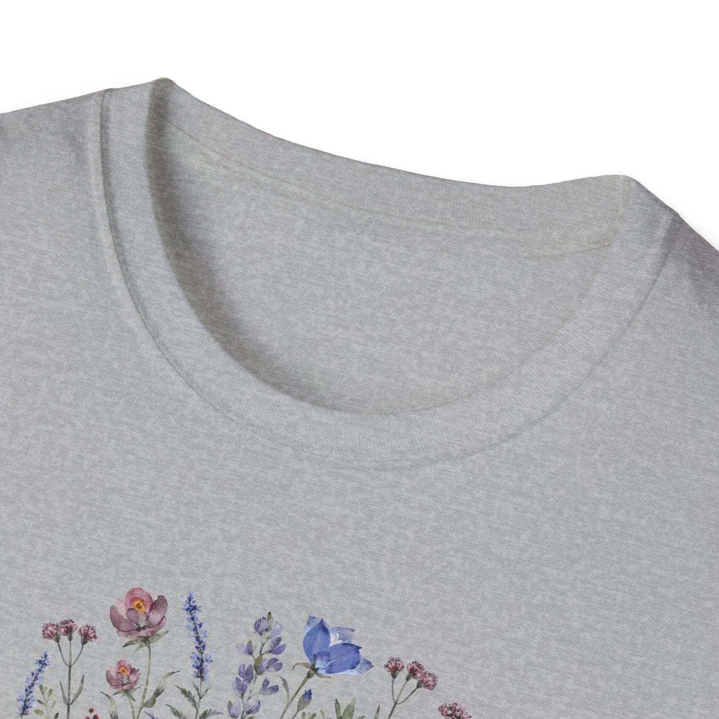 Floral Nurse Softstyle T-Shirt