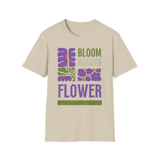 Bloom Flower Design T-Shirt