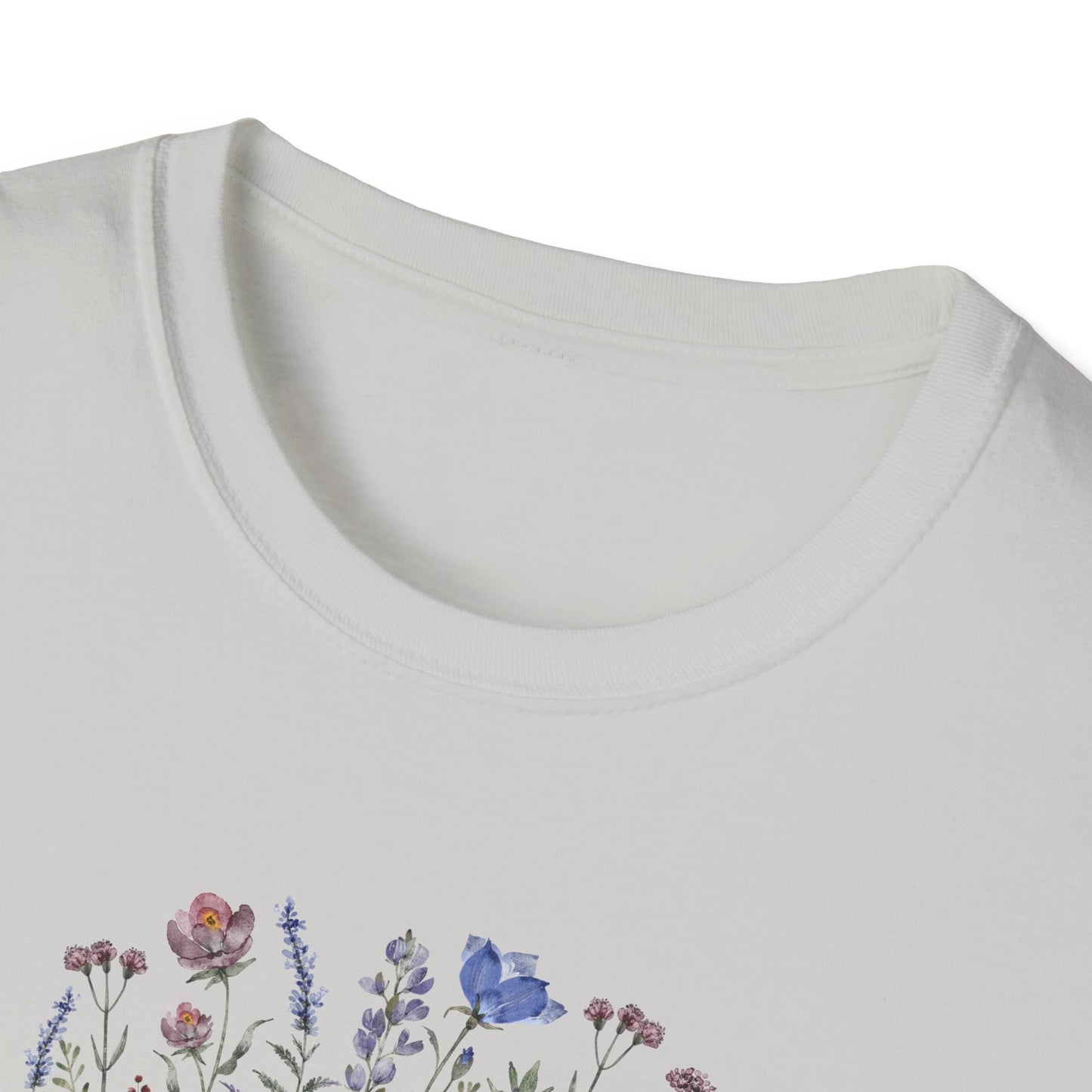 Floral Nurse Softstyle T-Shirt