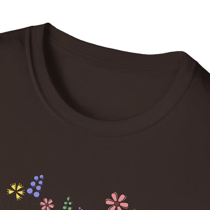 Floral Nurse Softstyle T-Shirt