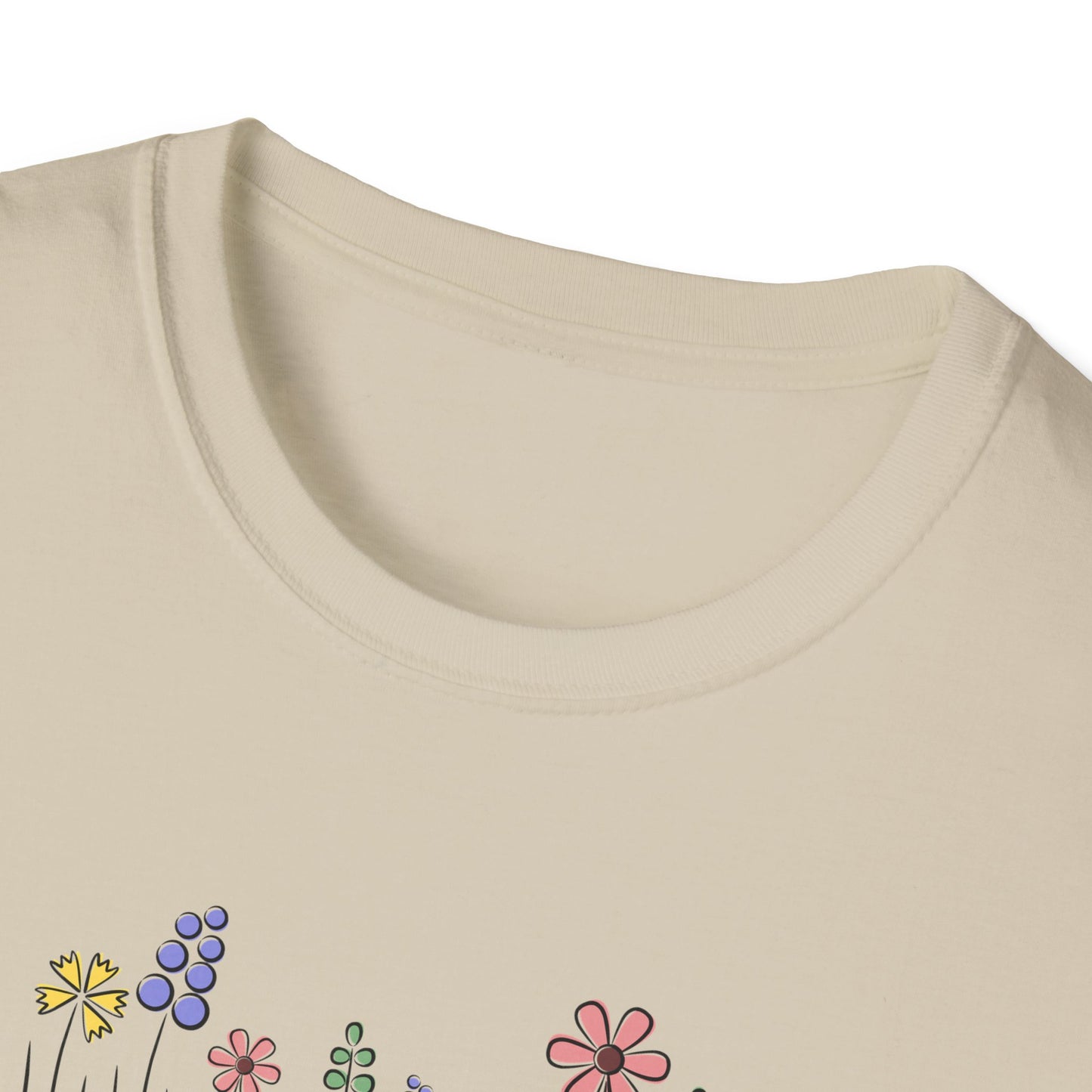 Floral Nurse Softstyle T-Shirt