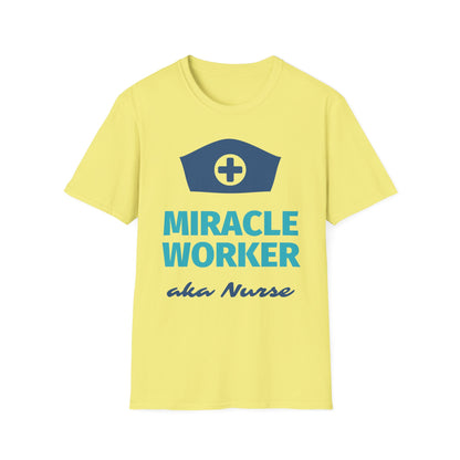 Miracle worker aka nurse Softstyle T-Shirt