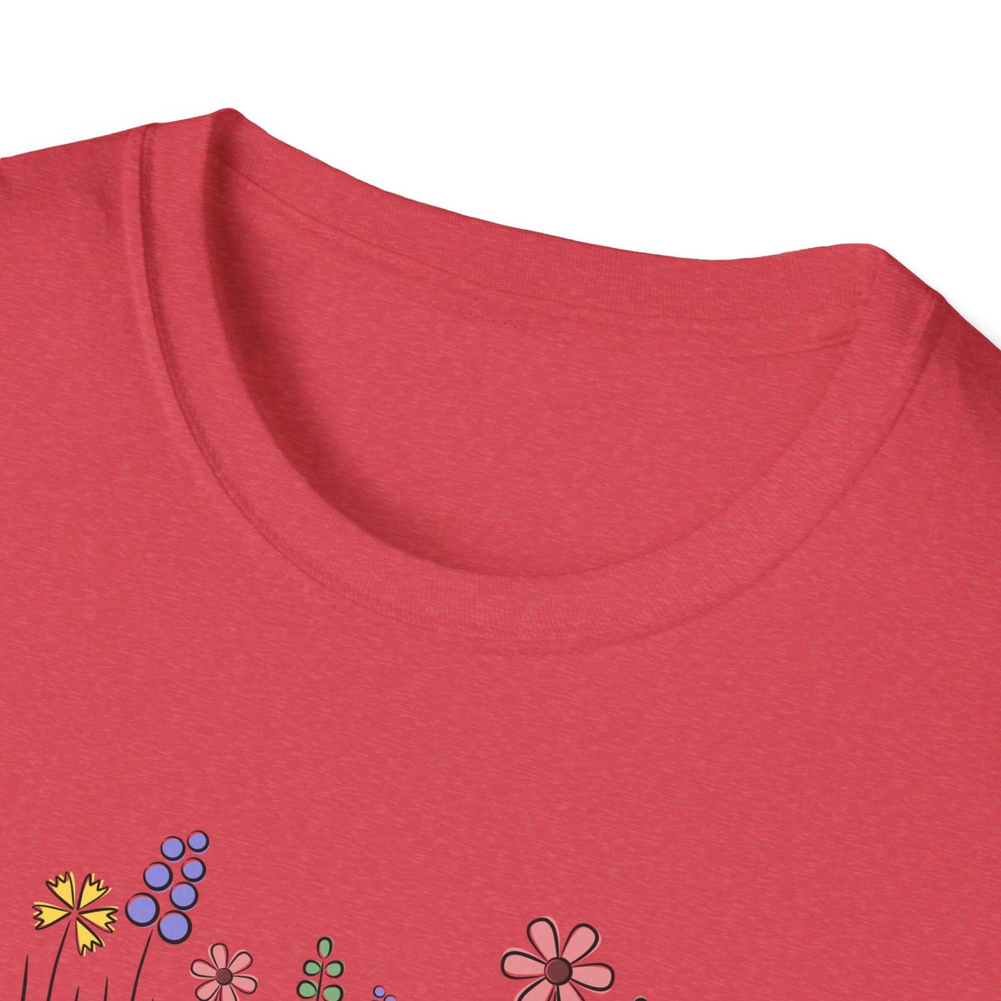 Floral Nurse Softstyle T-Shirt