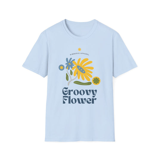 Groovy Flower Design T-Shirt