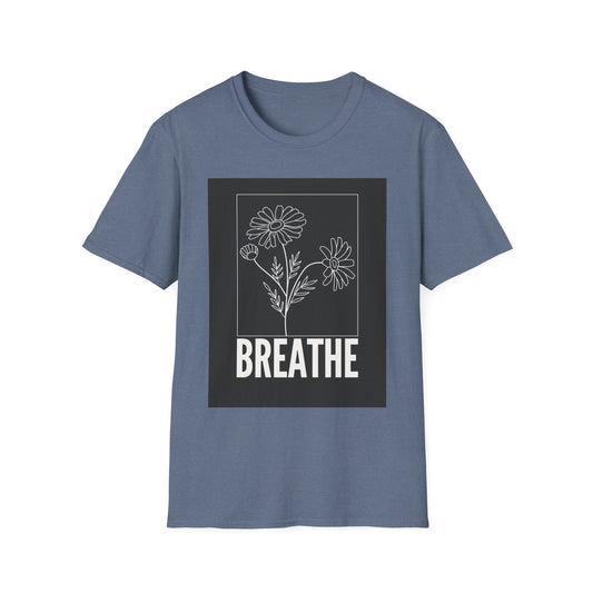 Breathe Floral Design T-Shirt