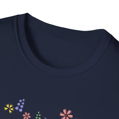 Floral Nurse Softstyle T-Shirt