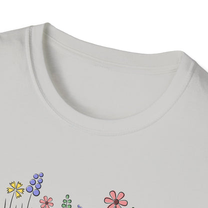 Floral Nurse Softstyle T-Shirt